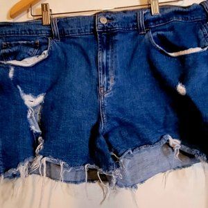 Old navy cuttoff jean  short size 18